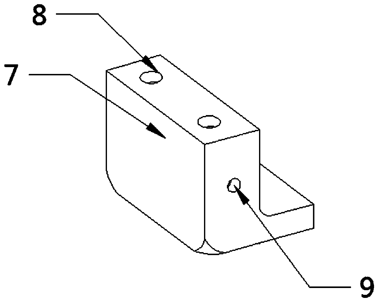 Novel clamping buckle used for automobile air conditioning pipe