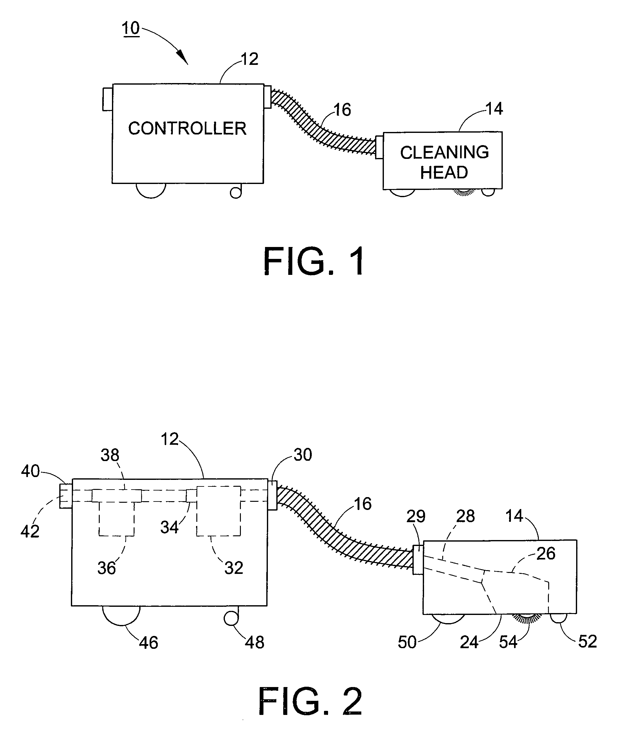 Sensors and associated methods for controlling a vacuum cleaner