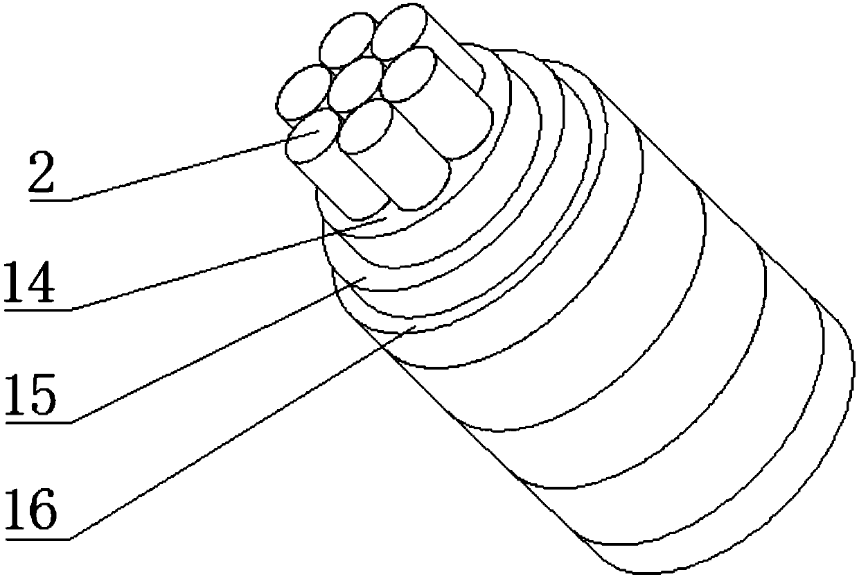 High-rate tensile bus cable