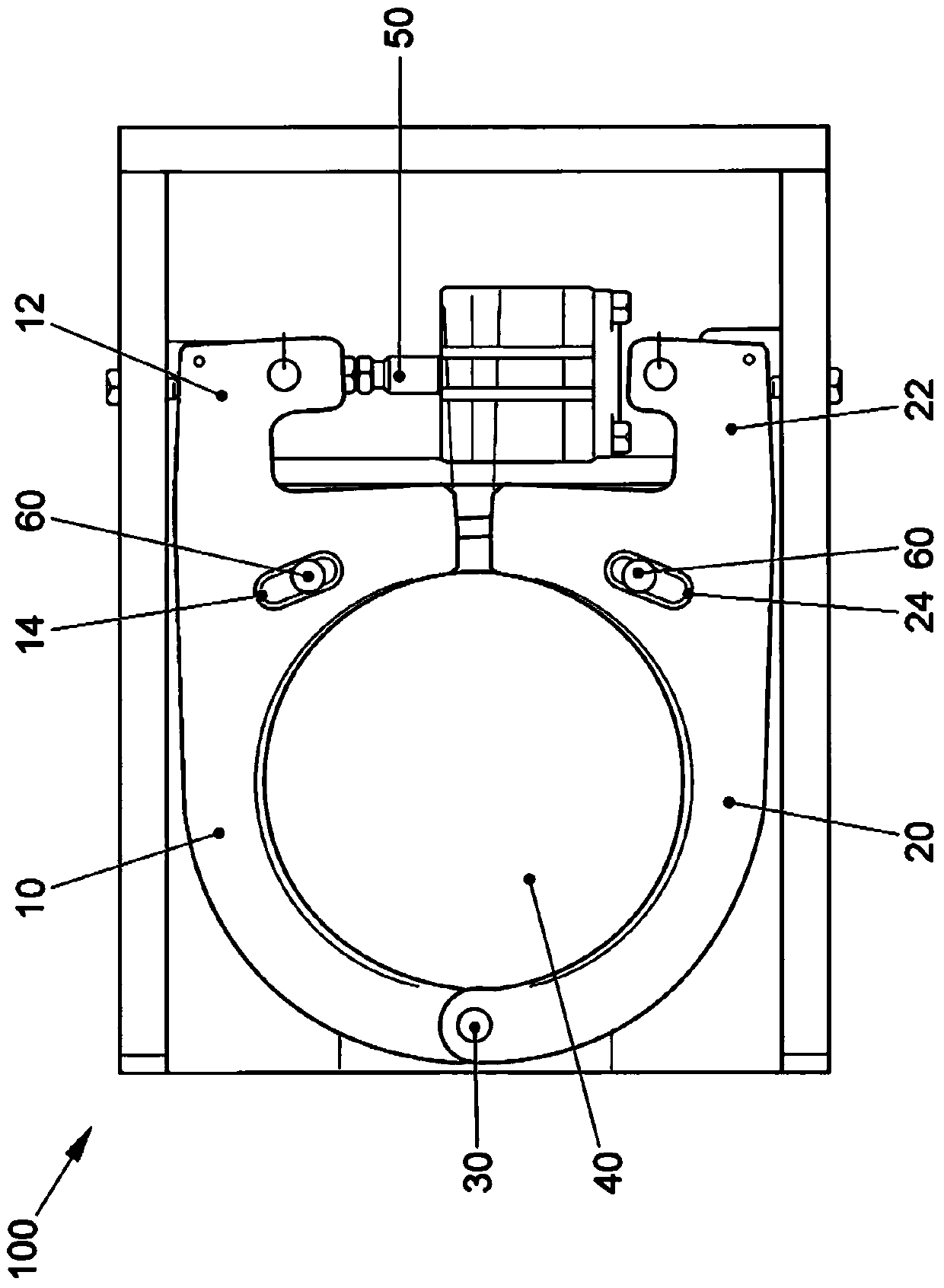 Apparatus for rounding hollow cylindrical workpieces