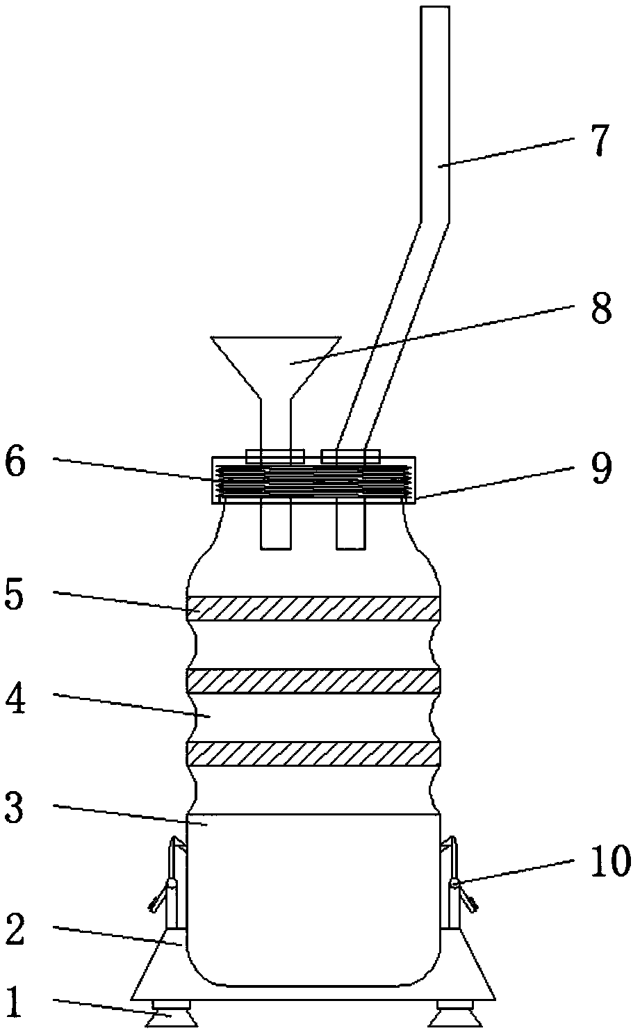 Water and soil monitoring standard sampling bottle