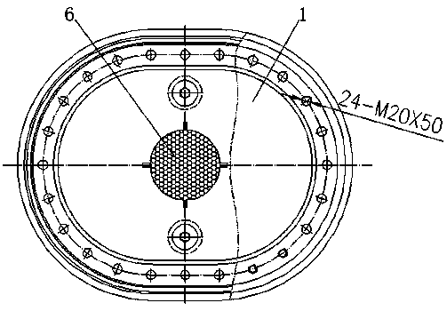 Safety manhole cover for ship and use method thereof