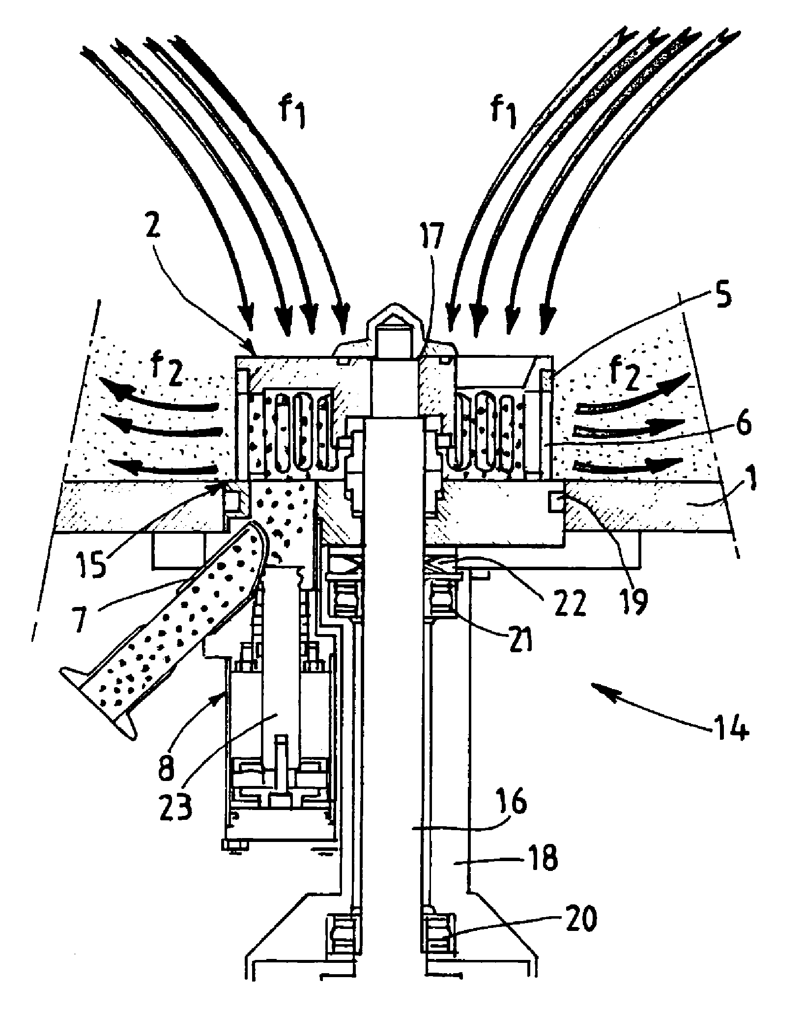 Blender assembly and method for producing a preparation using said assembly