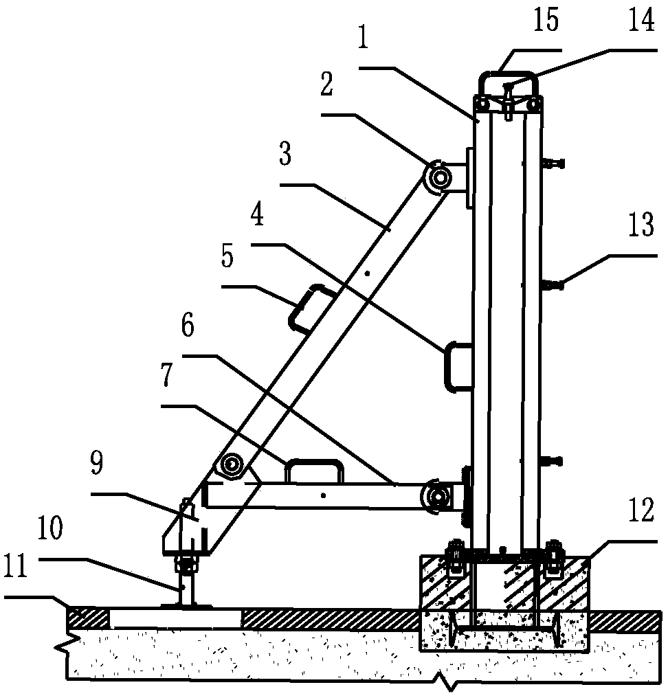 A detachable mobile flood gate