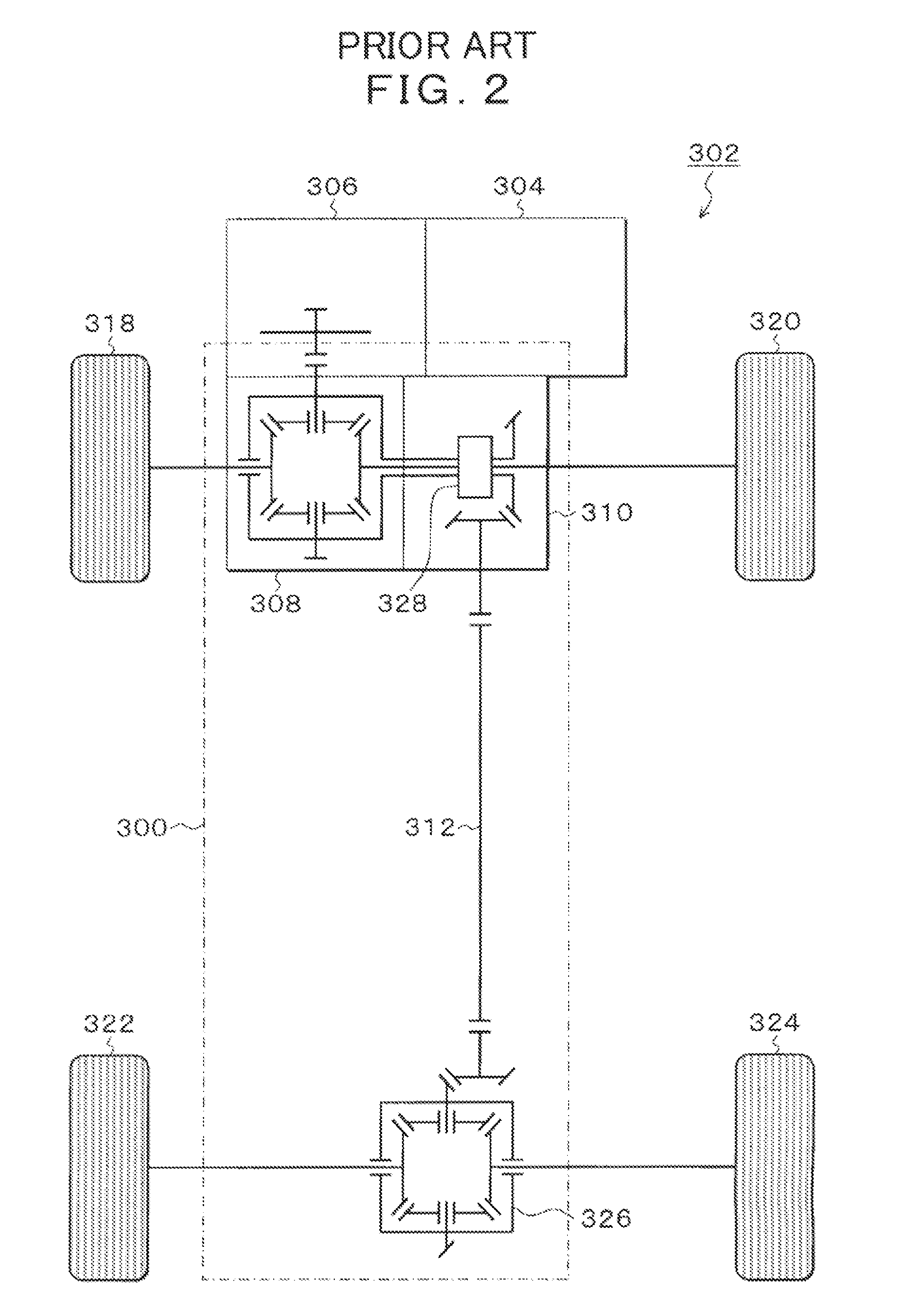 Driving-force transmitting apparatus for four-wheel-drive vehicle