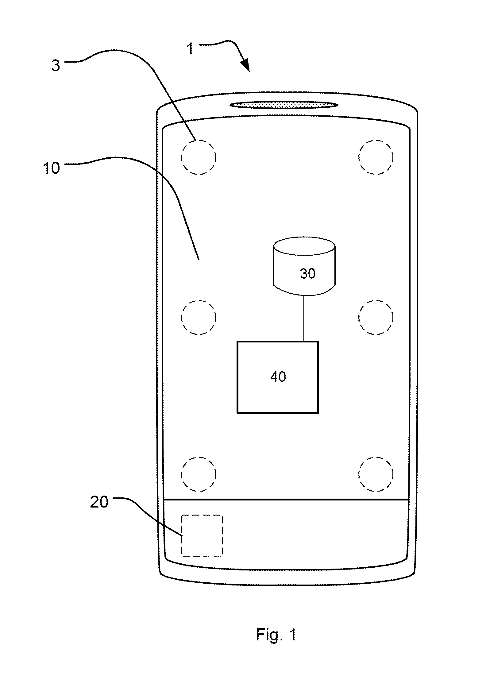 Finger detection on touch screens for mobile devices