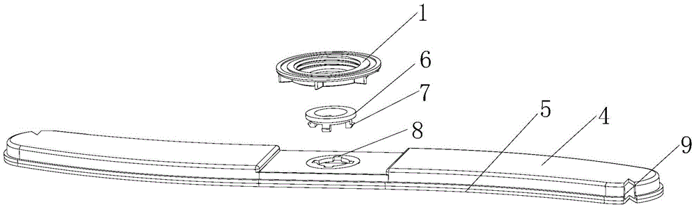 Dishwasher top sprinkler assembly and dishwasher