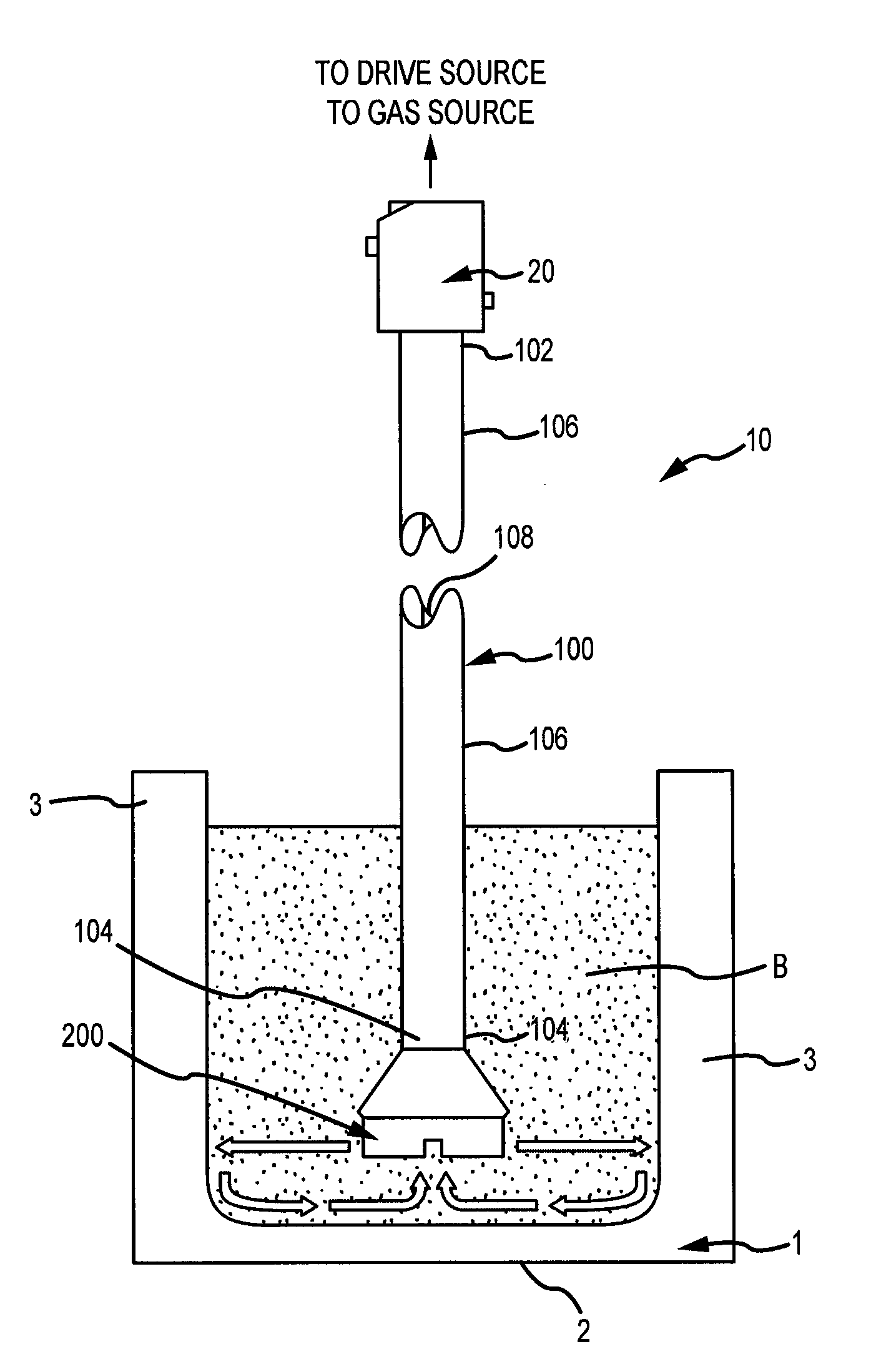 Rotary degassers and components therefor