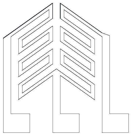 Thin film strain gauge bridge circuit based on flexible circuit board on high-rigidity force measuring knife handle