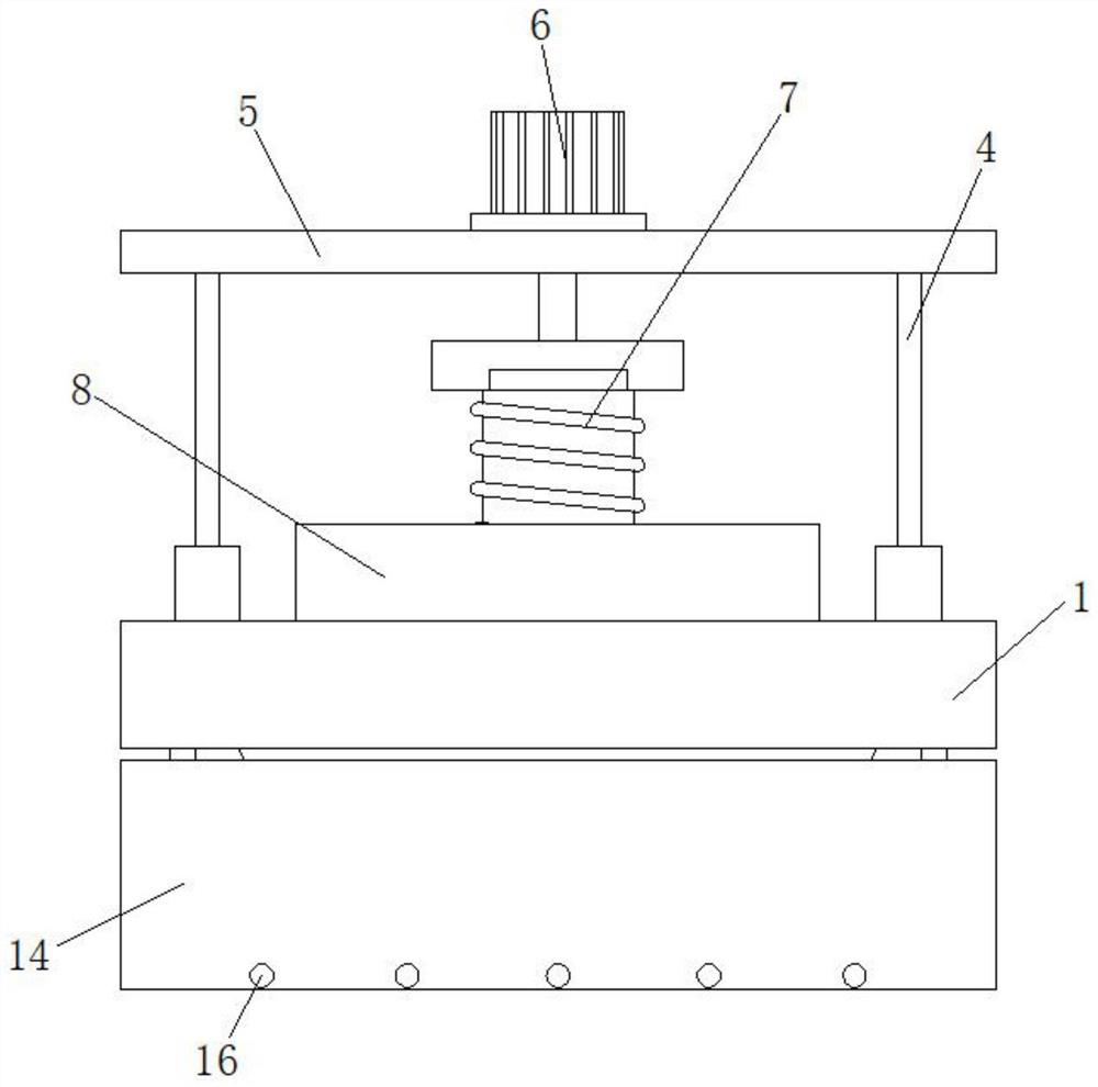 Hot press forming die and method thereof