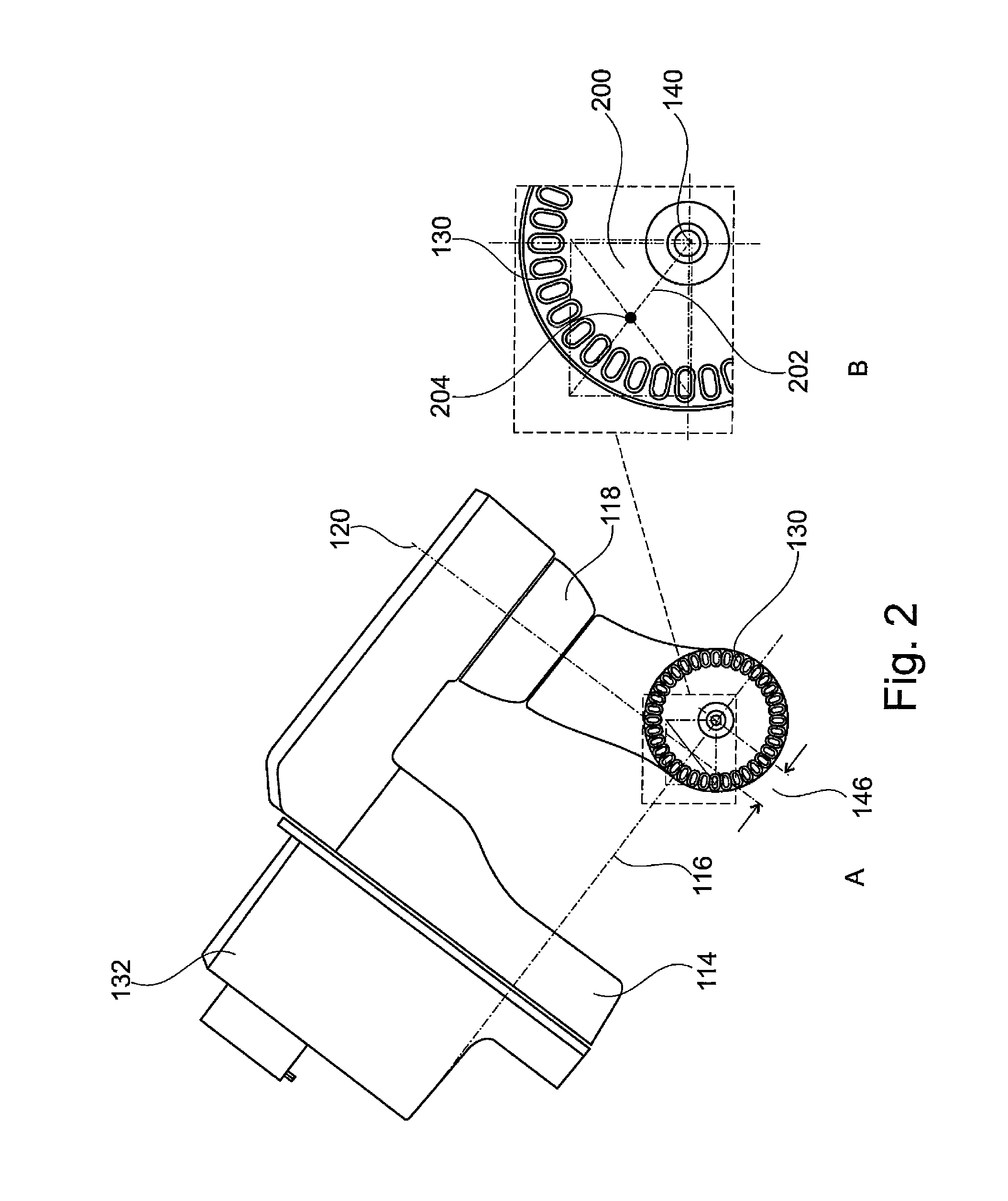 Extraoral dental scanner