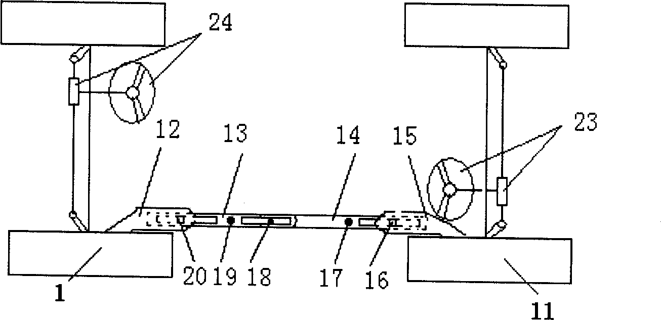 Bidirectionally steering electric machineshop car