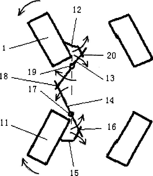 Bidirectionally steering electric machineshop car