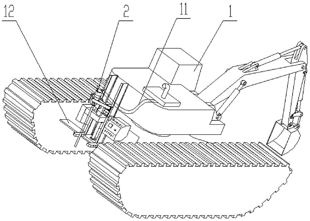 A crawler soil and groundwater sampling equipment