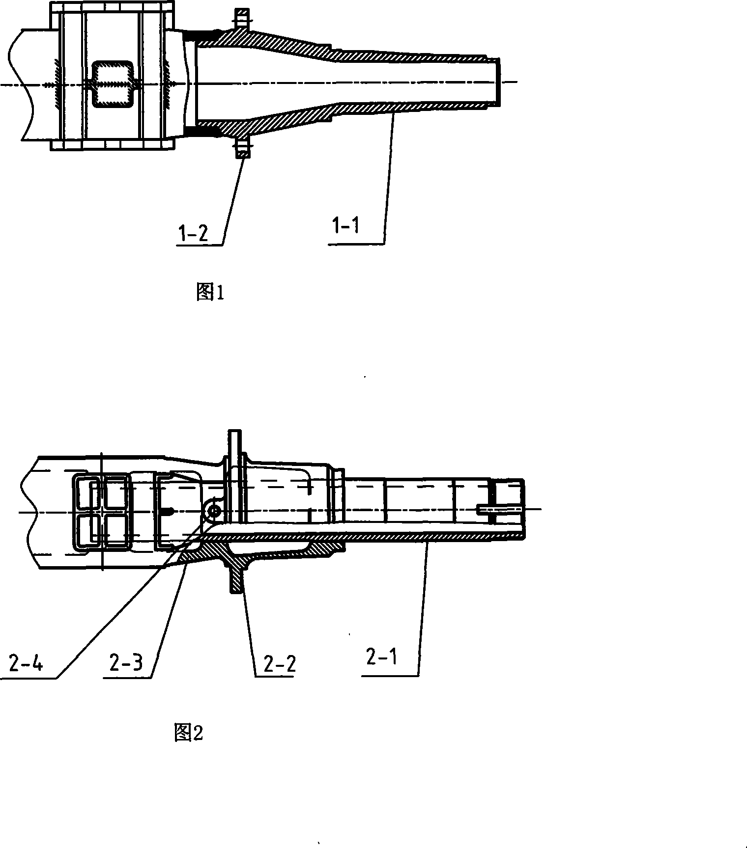 Medium-sized car drive axle housing semi-axis sleeve welding process