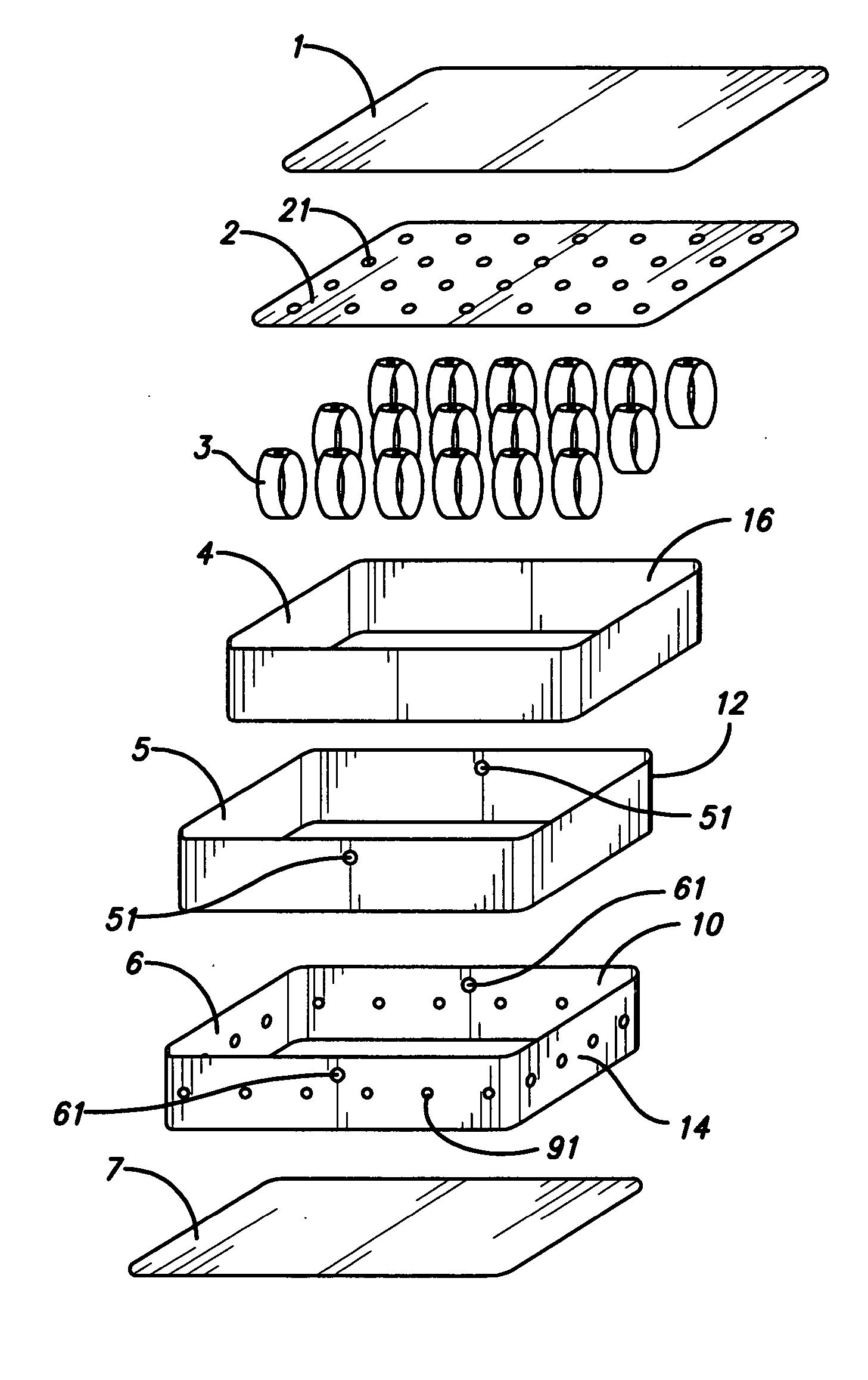 Air-inflated mattress