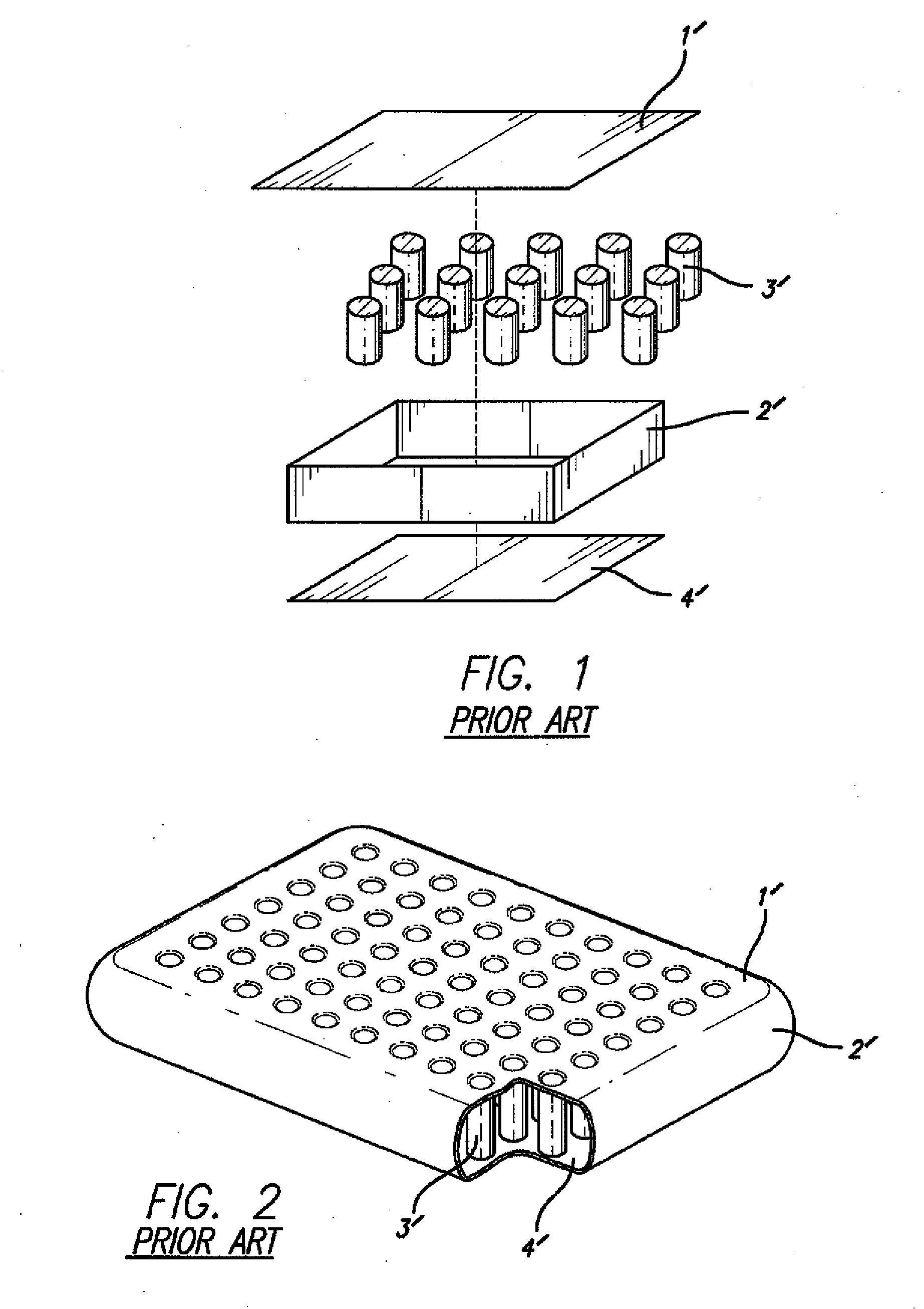 Air-inflated mattress