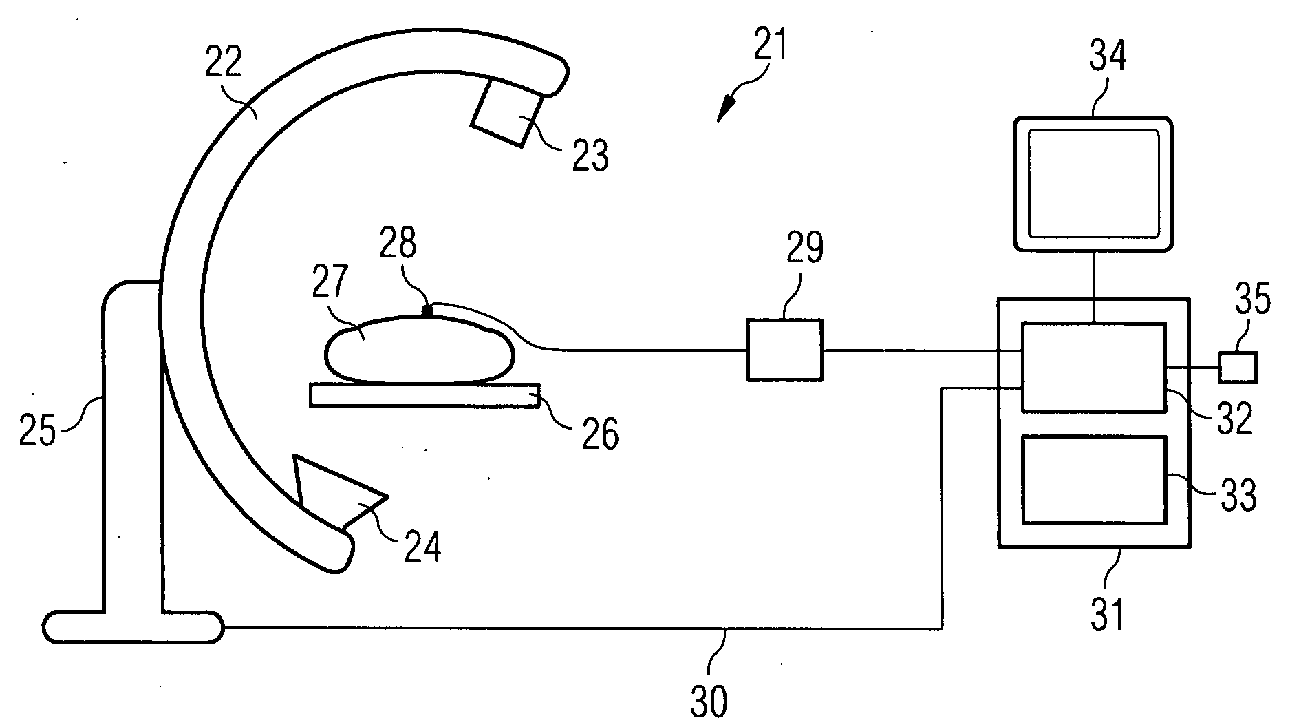 Method and device for the combined representation of 2D fluoroscopic images and a static 3D image data set