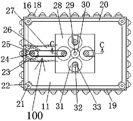 Illuminating system for armored vehicle