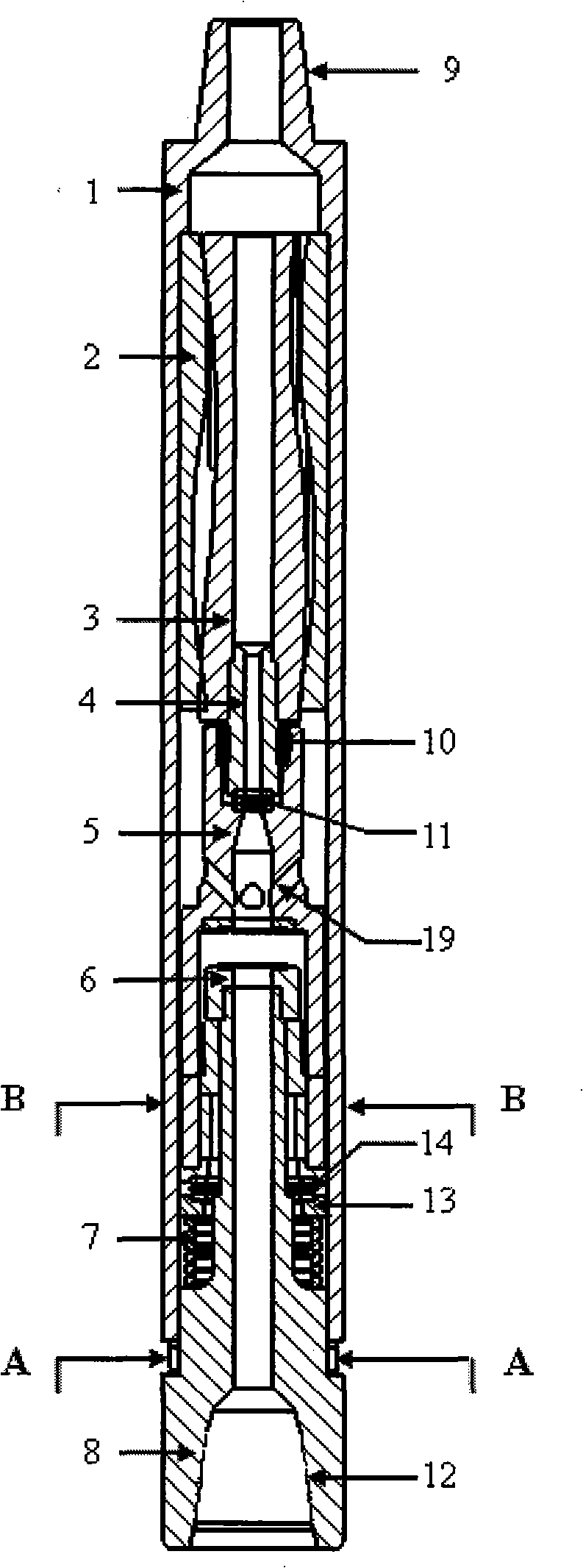 Torsional impact drilling tool