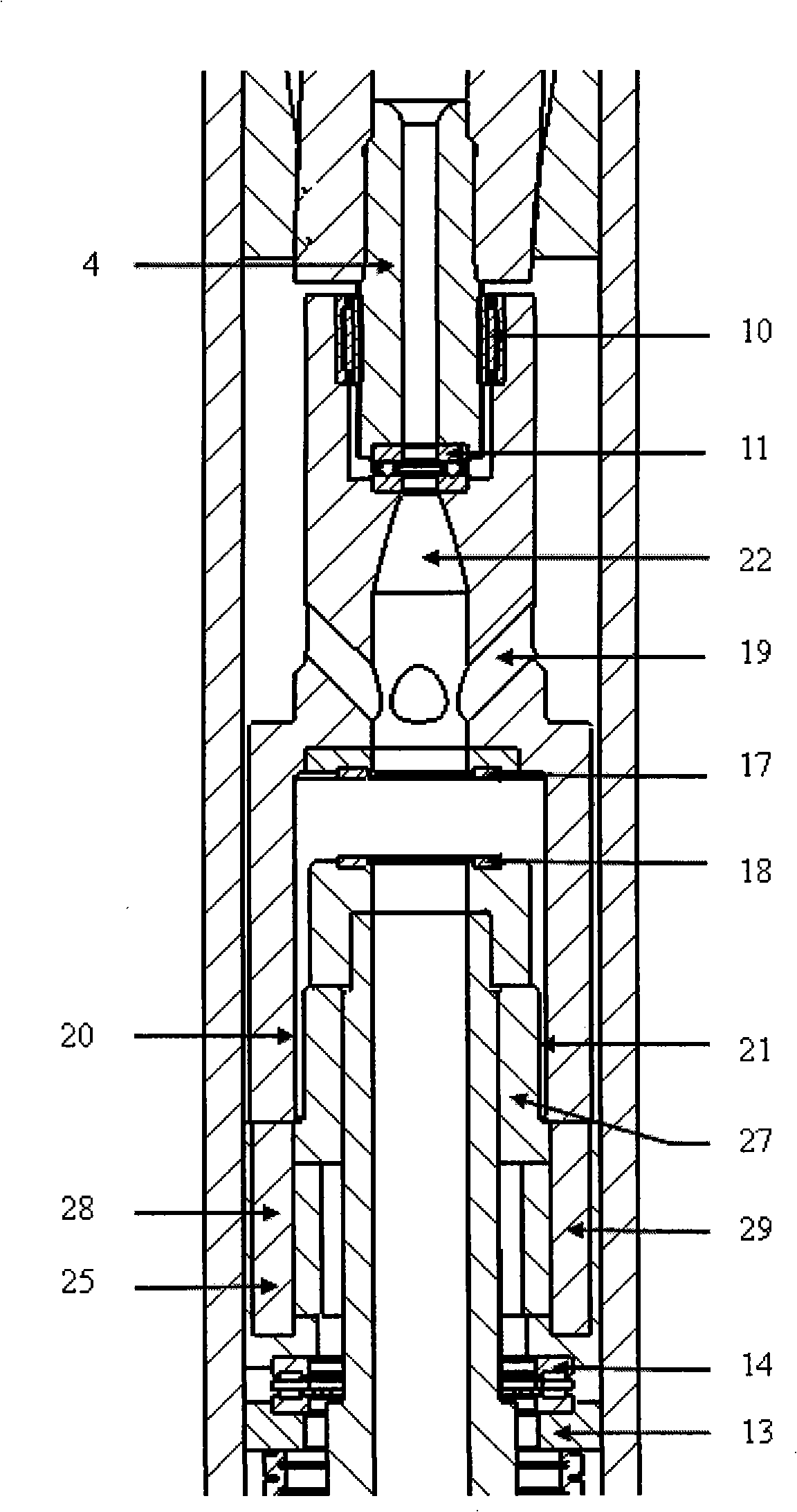 Torsional impact drilling tool