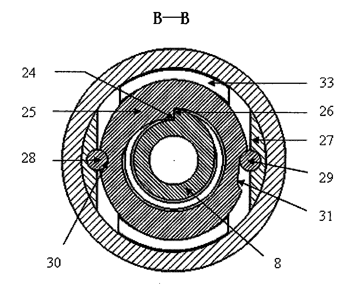 Torsional impact drilling tool