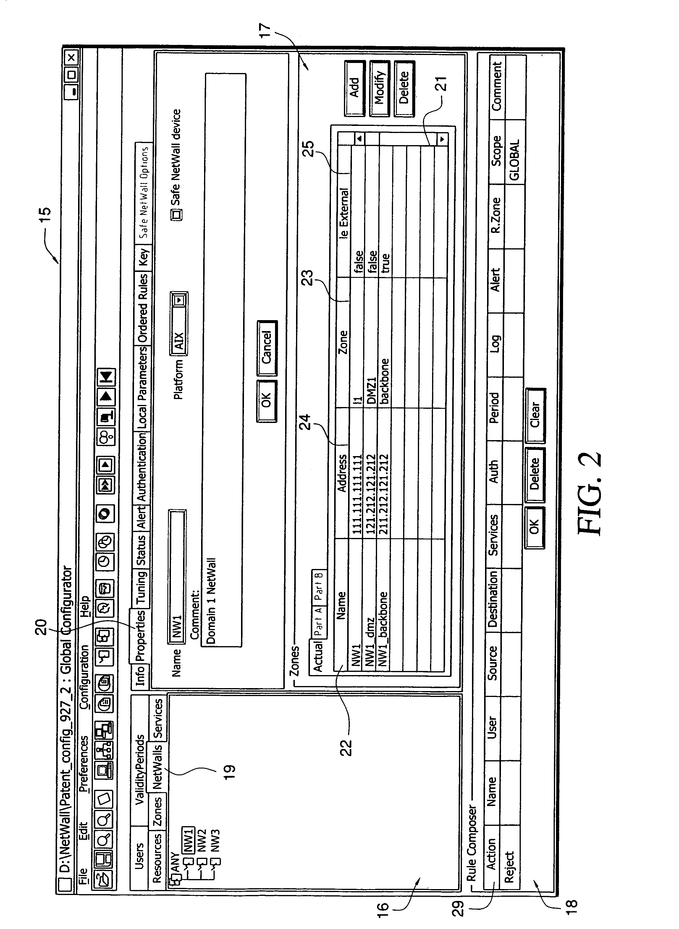 Method and system for controlling access to network resources using resource groups