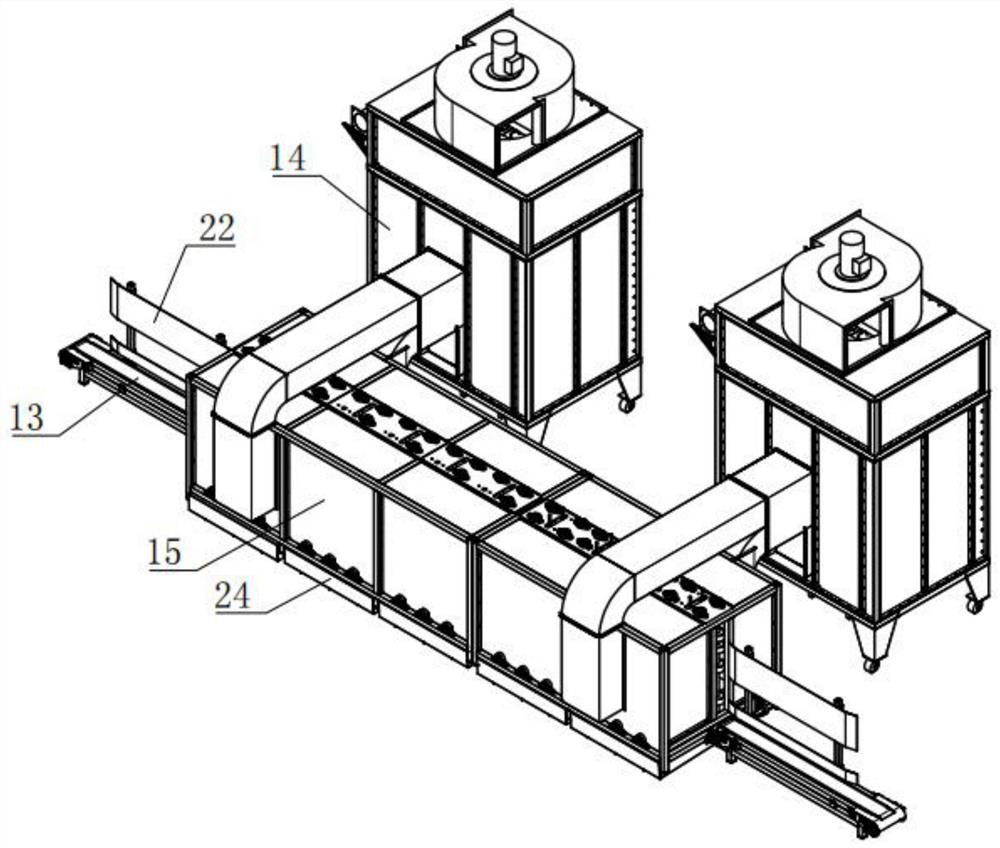 Self-adaptive brush assembly and door leaf full-automatic dust removal system comprising same