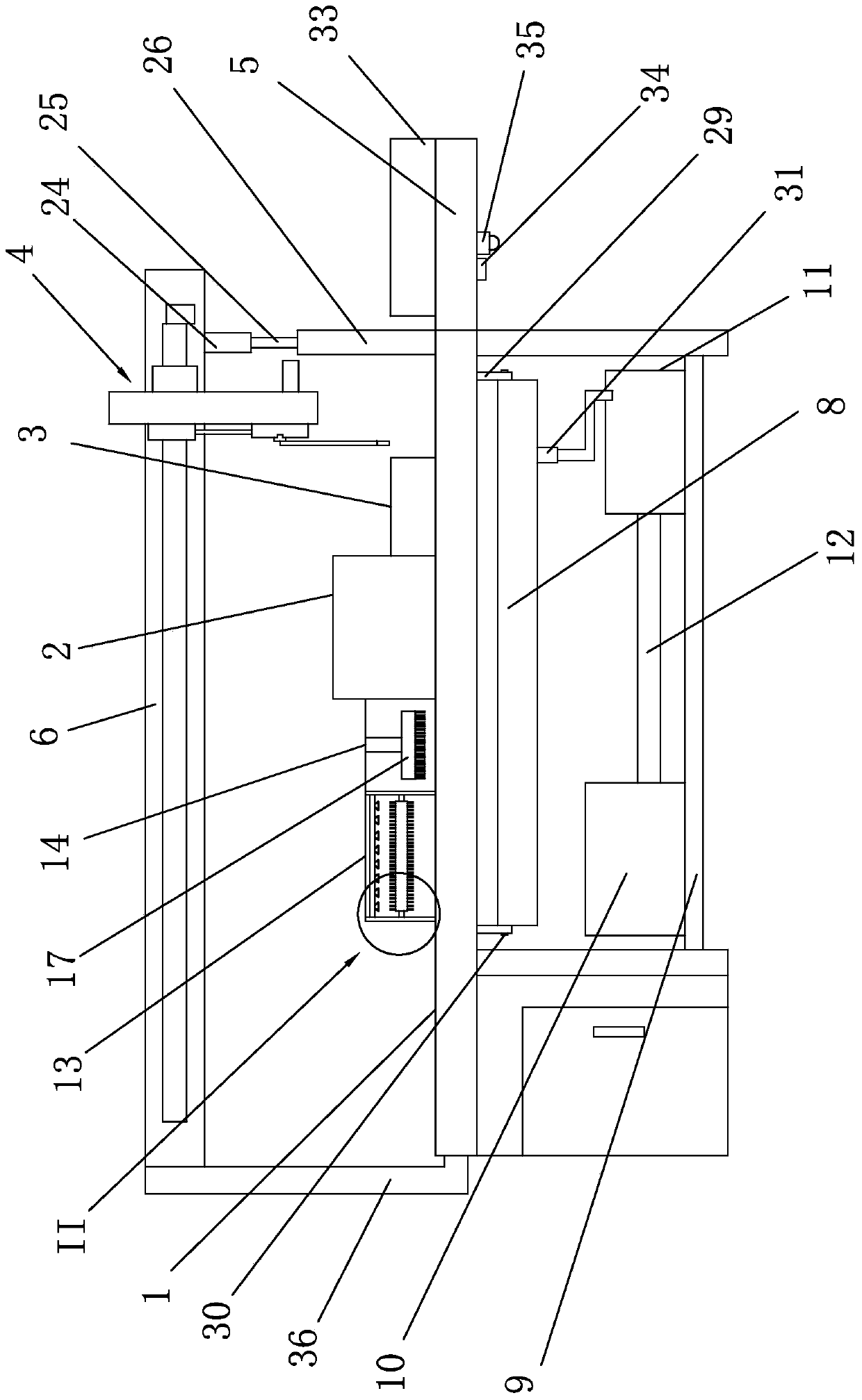 Glass cleaning machine for glass manufacturing