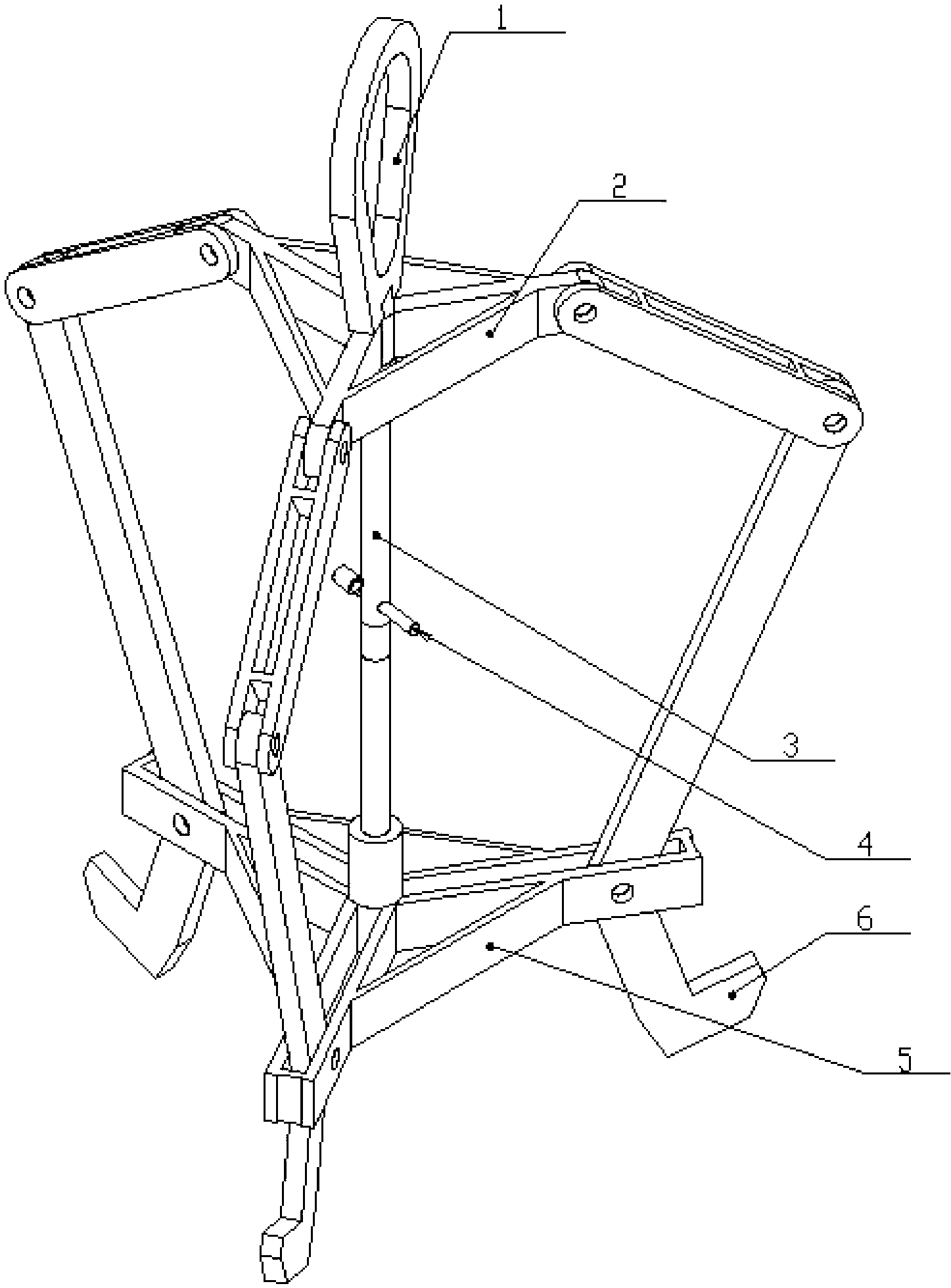 Fan hub hanger with rotational locking mechanism and using method thereof