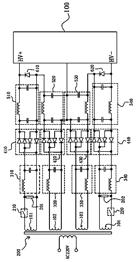 A protection system for power board