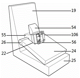 Elastic tongue limb fixing type radiation treatment body part positioning hollow fixing frame