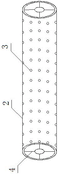 Convection-accelerating ventilating and cooling anchor pipe and construction method