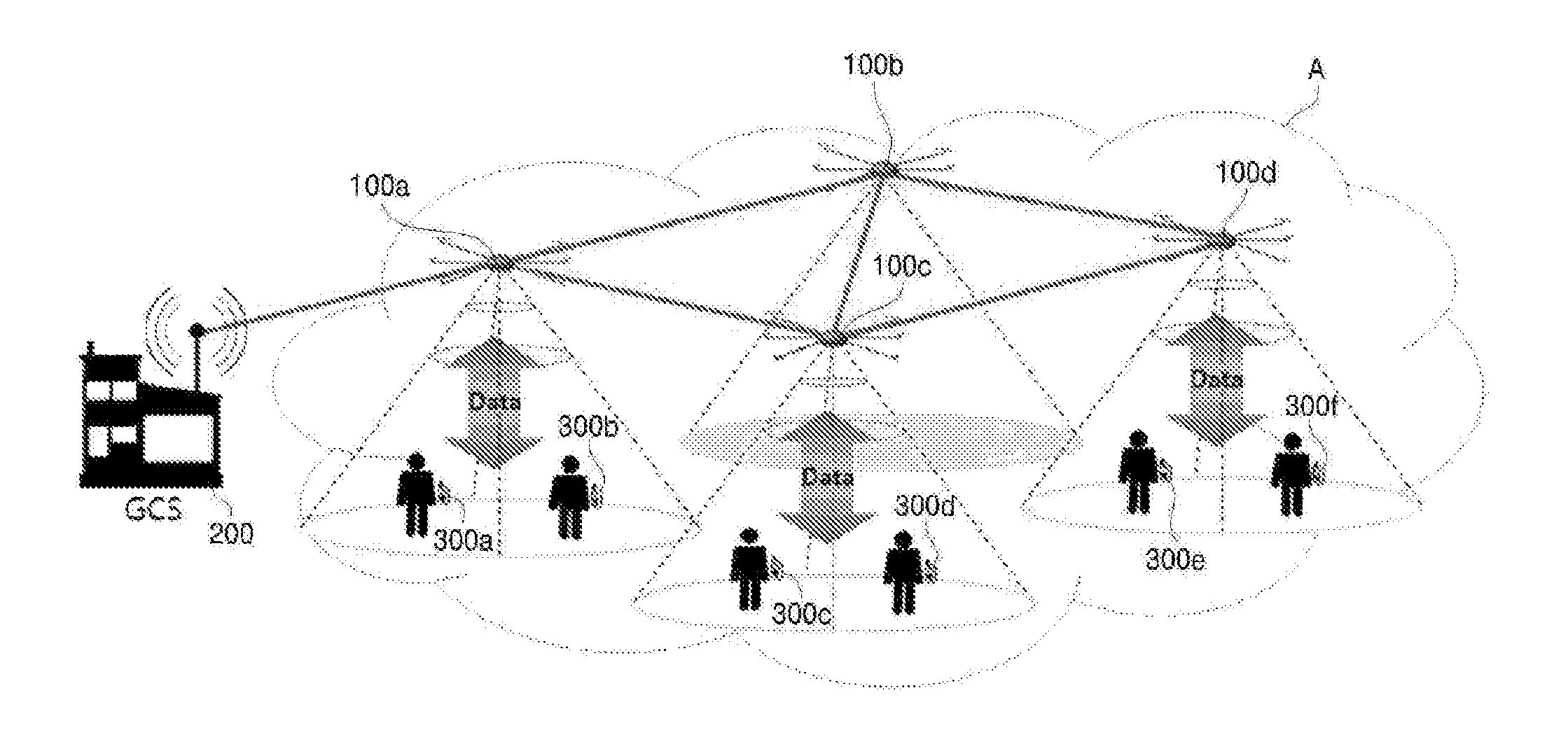 Method for controlling hand-over in drone network