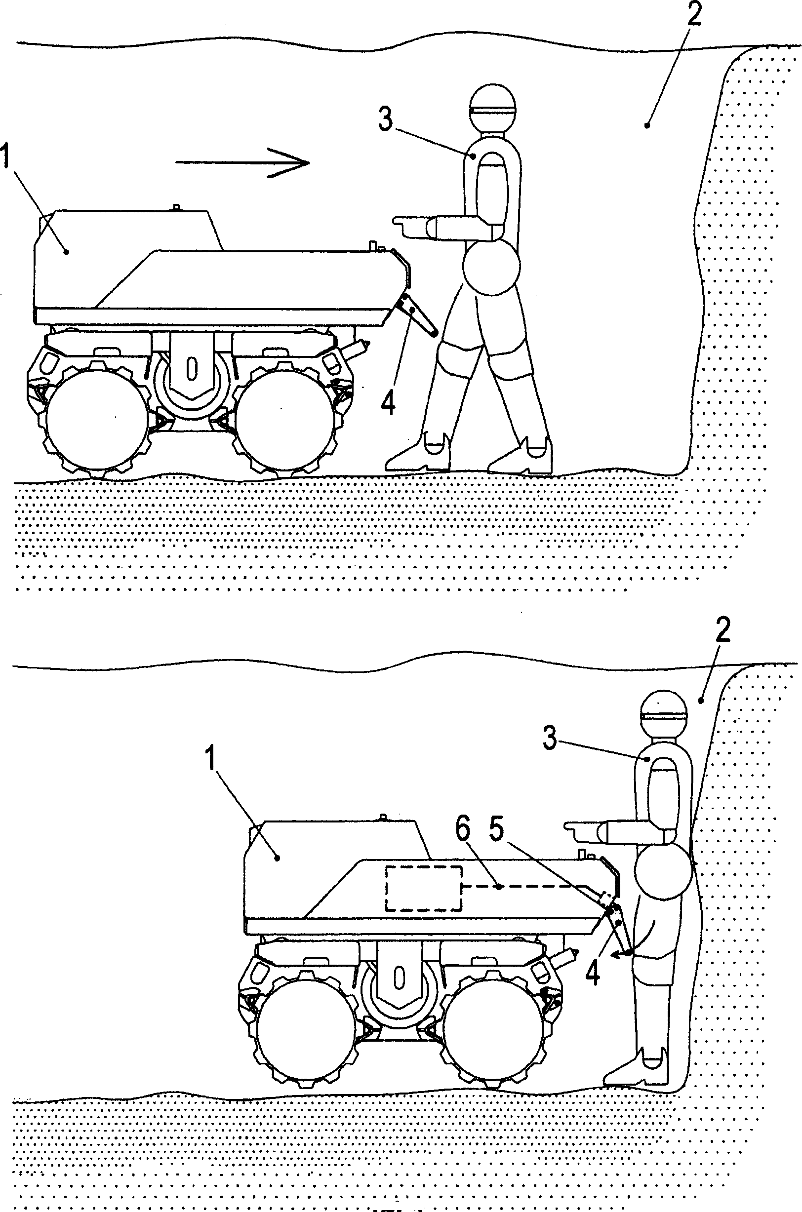 Push-stop bar unit