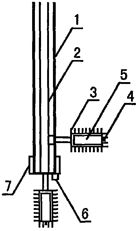 Embedded type cleaning and sterilizing assembly