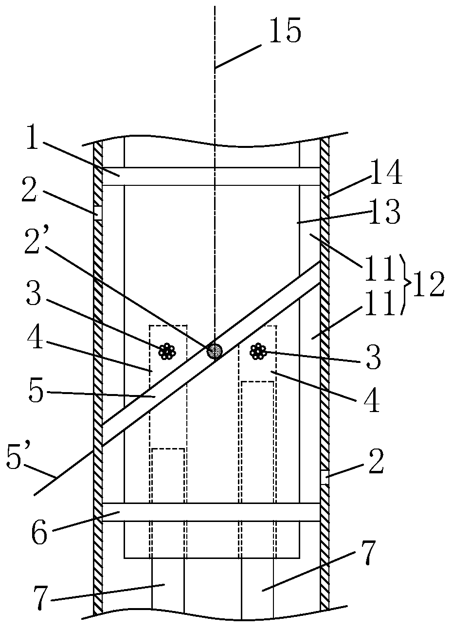 Inclined sealing ring flow distribution mechanism, axial plunger motor and axial plunger pump