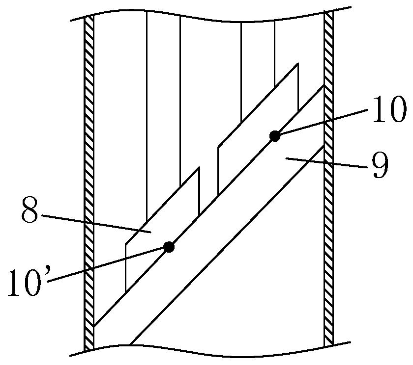 Inclined sealing ring flow distribution mechanism, axial plunger motor and axial plunger pump