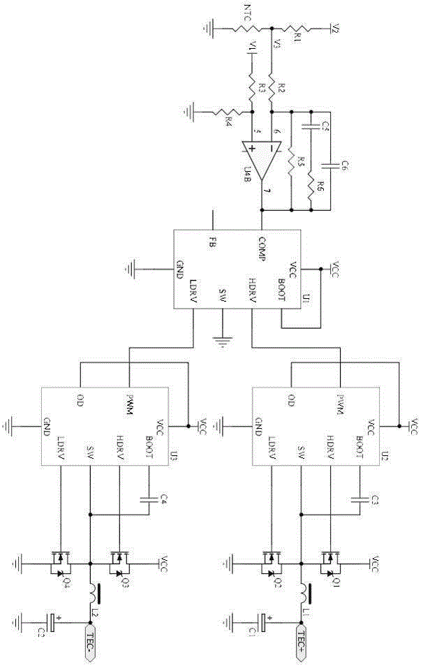 PWM-based TEC driving circuit and method for improving driving ability of driving circuit