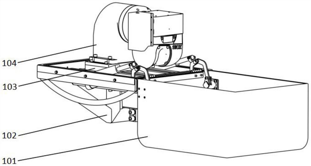 Movable scanner working device, concrete wet spraying machine and control method