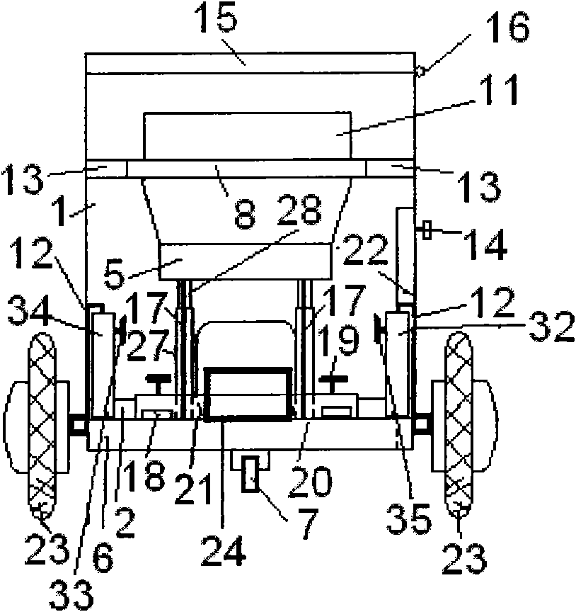 Medical multifunctional electric cart provided with barrier and facilitating excretion of patients