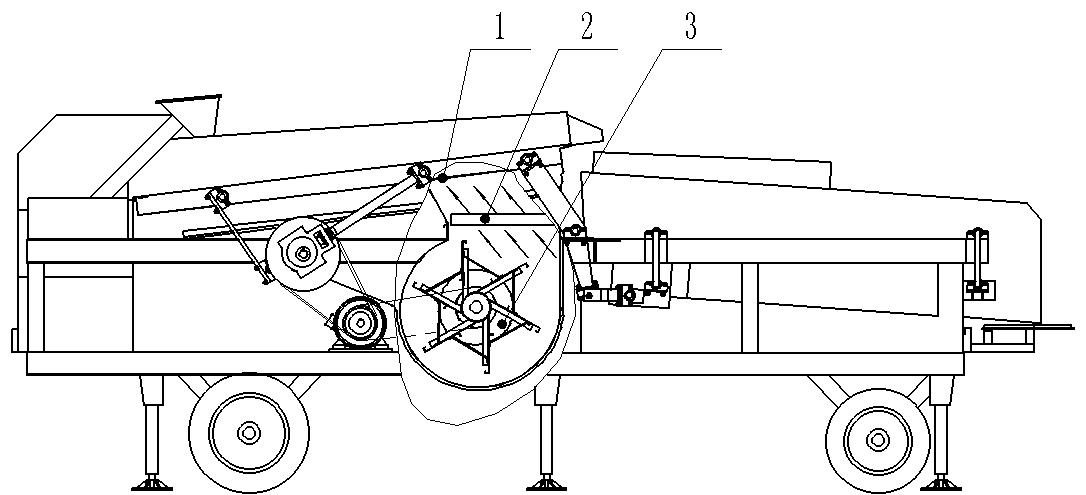 Energy-saving circular distributary negative pressure cleaning method