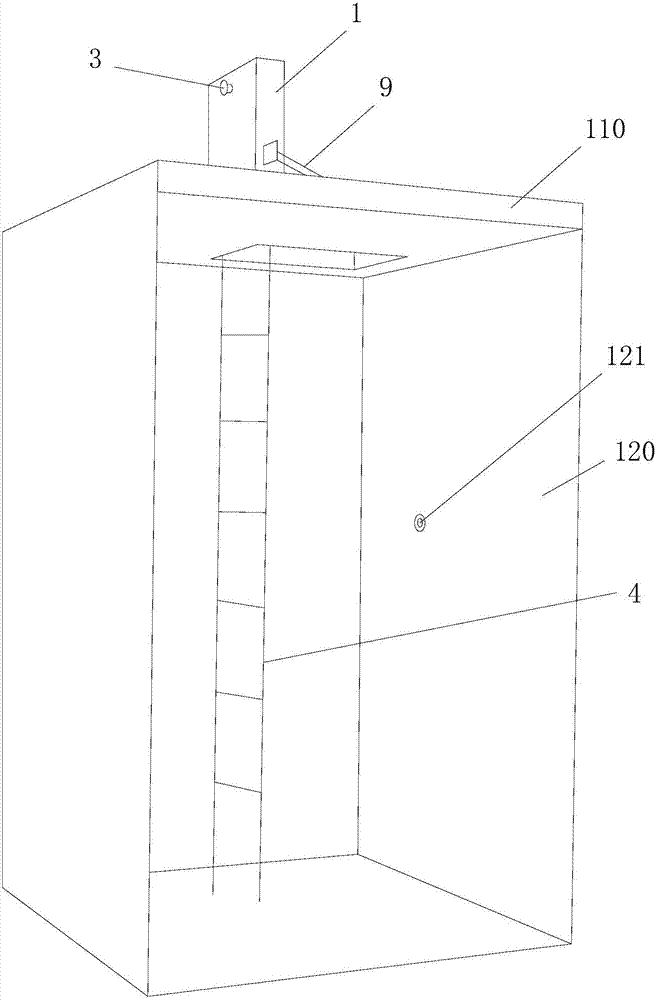 Elevator car rescue device