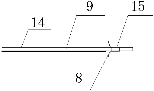 Reinforced concrete two-ended anchor cable and construction method thereof