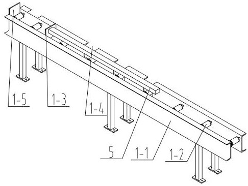 Rapid storage and circulation warehouse for slotless side formworks