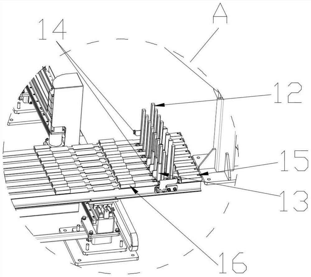 Feeding and discharging system and method for intelligent machining of copper bars