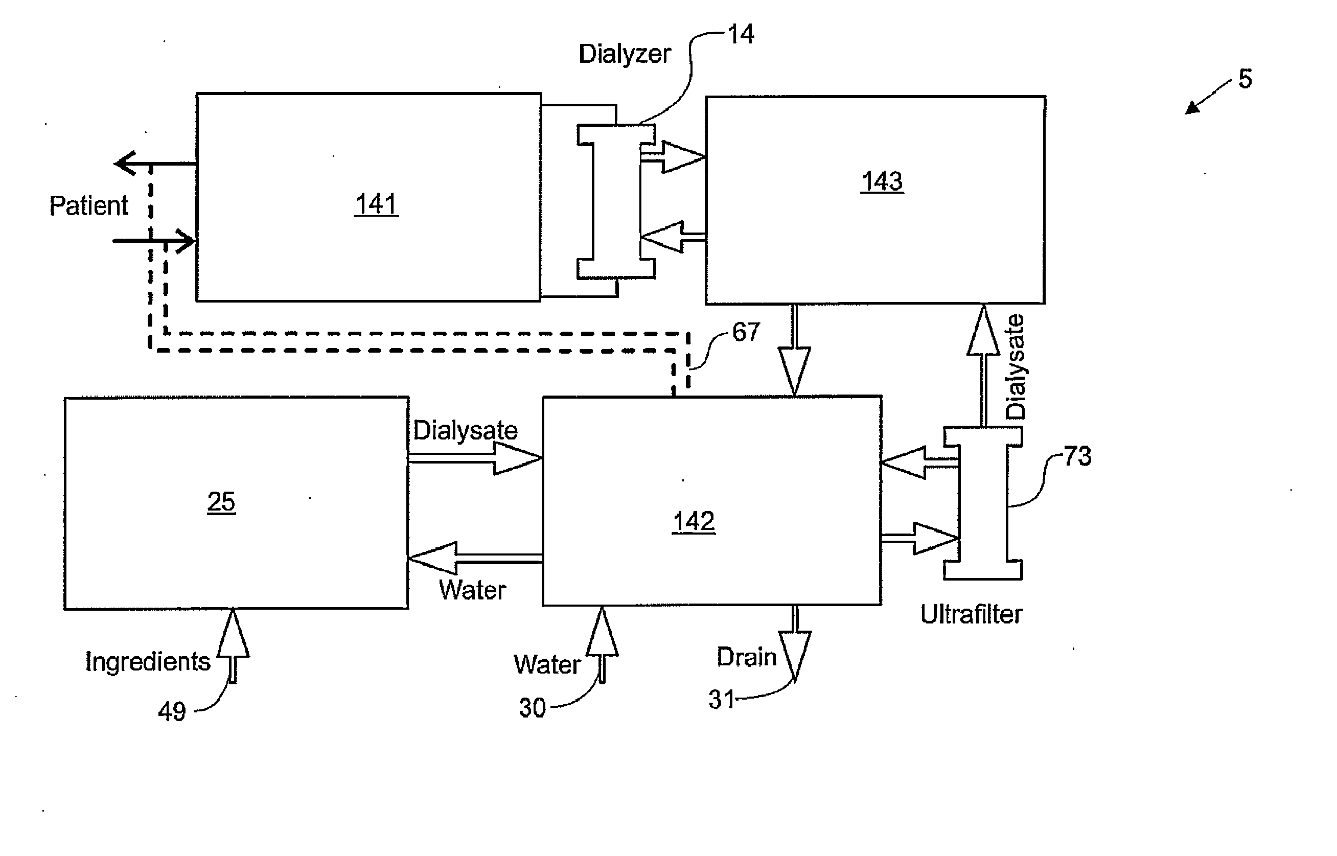 Air trap for a medical infusion device