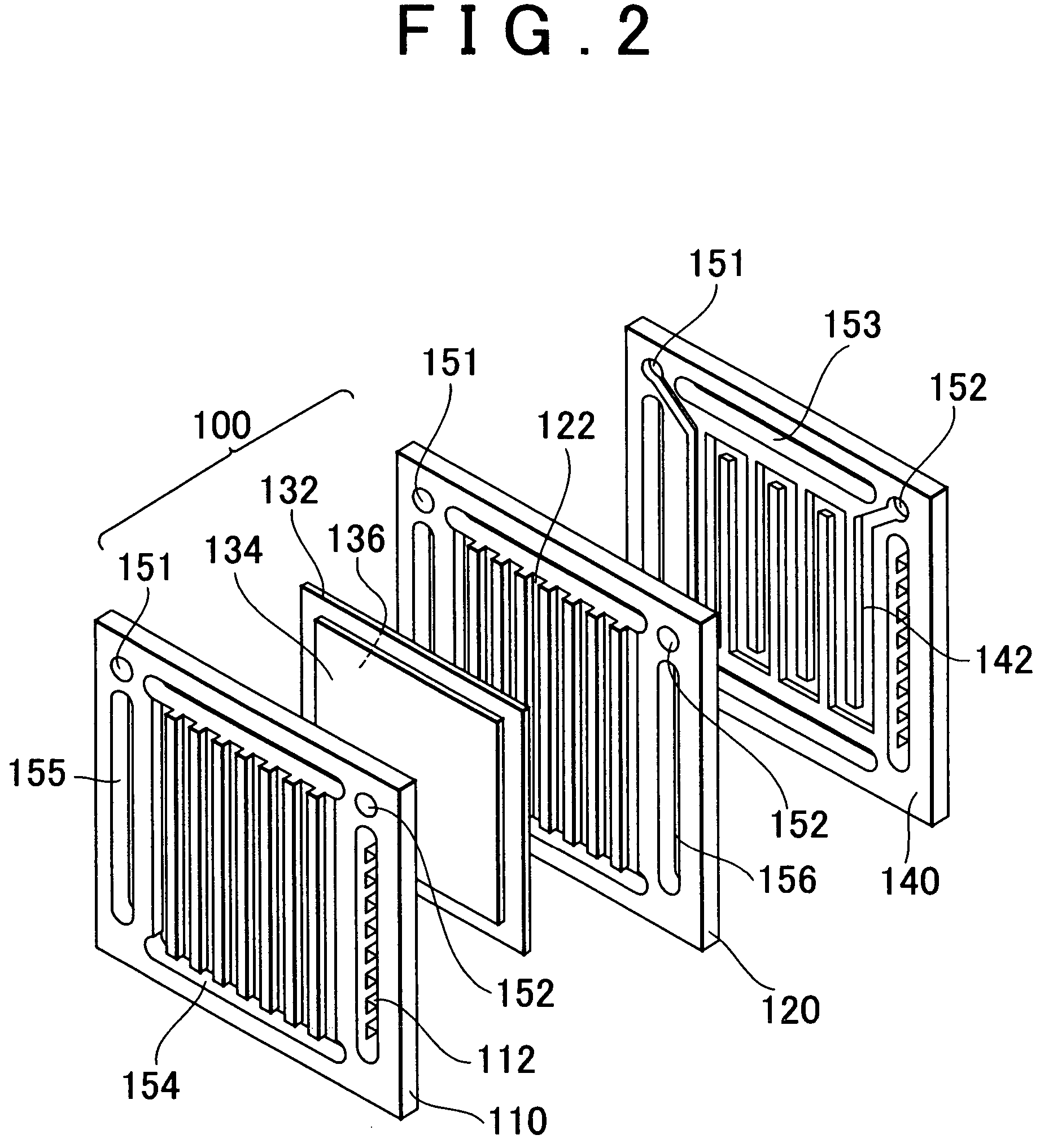 Fuel cell having stack structure