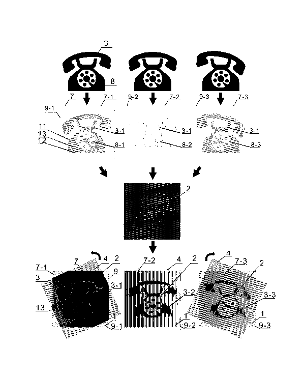 Dynamic Mohr encryption method of anti-counterfeiting image