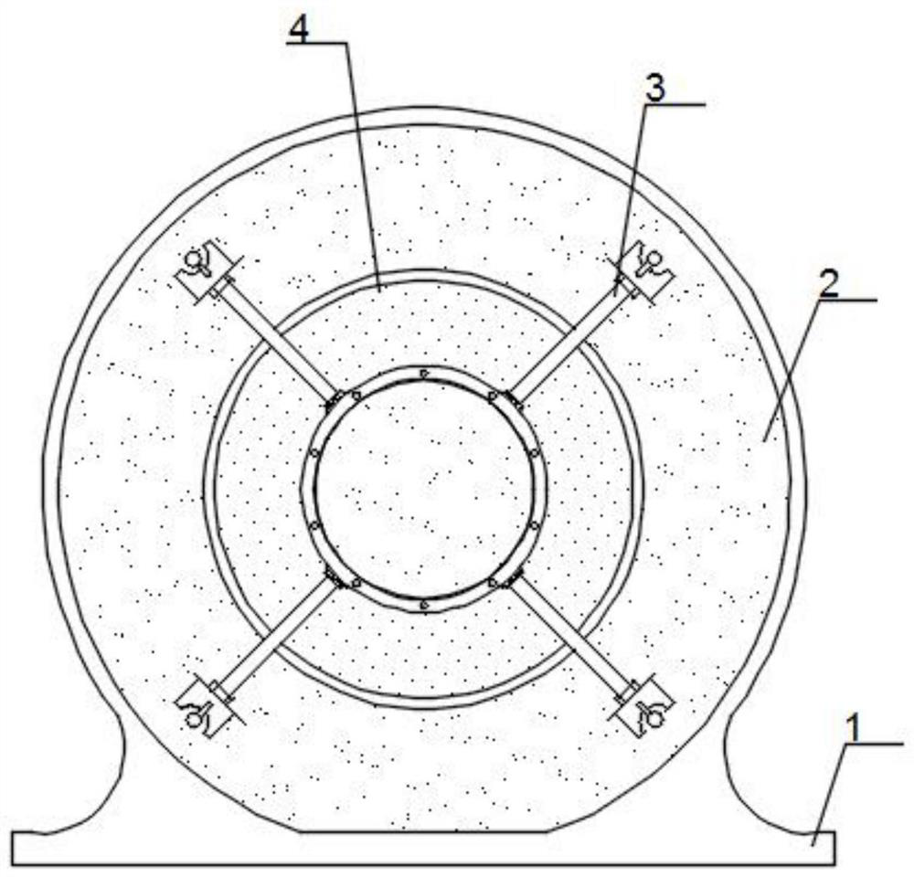 Cake embryo forming and cutting machine for food processing and forming and cutting method thereof